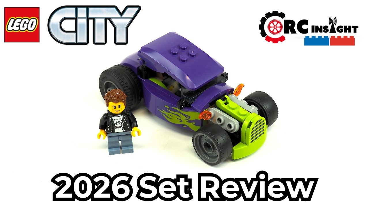 LEGO City Hot Rod Review (2026 LEGO Set 60485) - YouTube