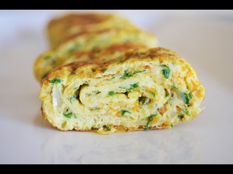 Vidéo: Rouleau D'omelette Fourré