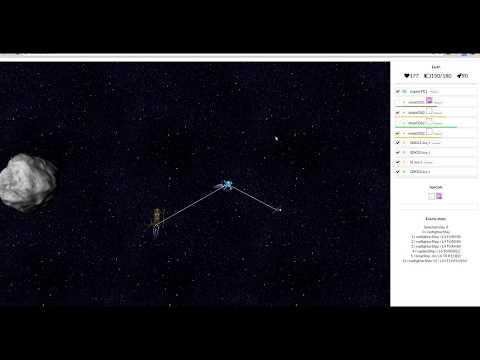 Javascript/HTML browser 4x space game (d3js/react)