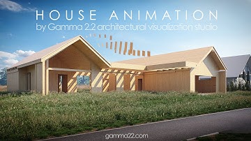 Project House - an architectural 3D house animation of building process