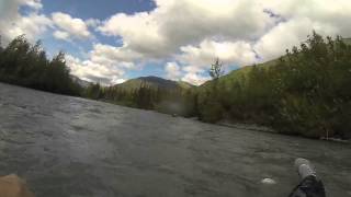 Self-Rescue Swim on Six Mile Creek near Hope, Alaska