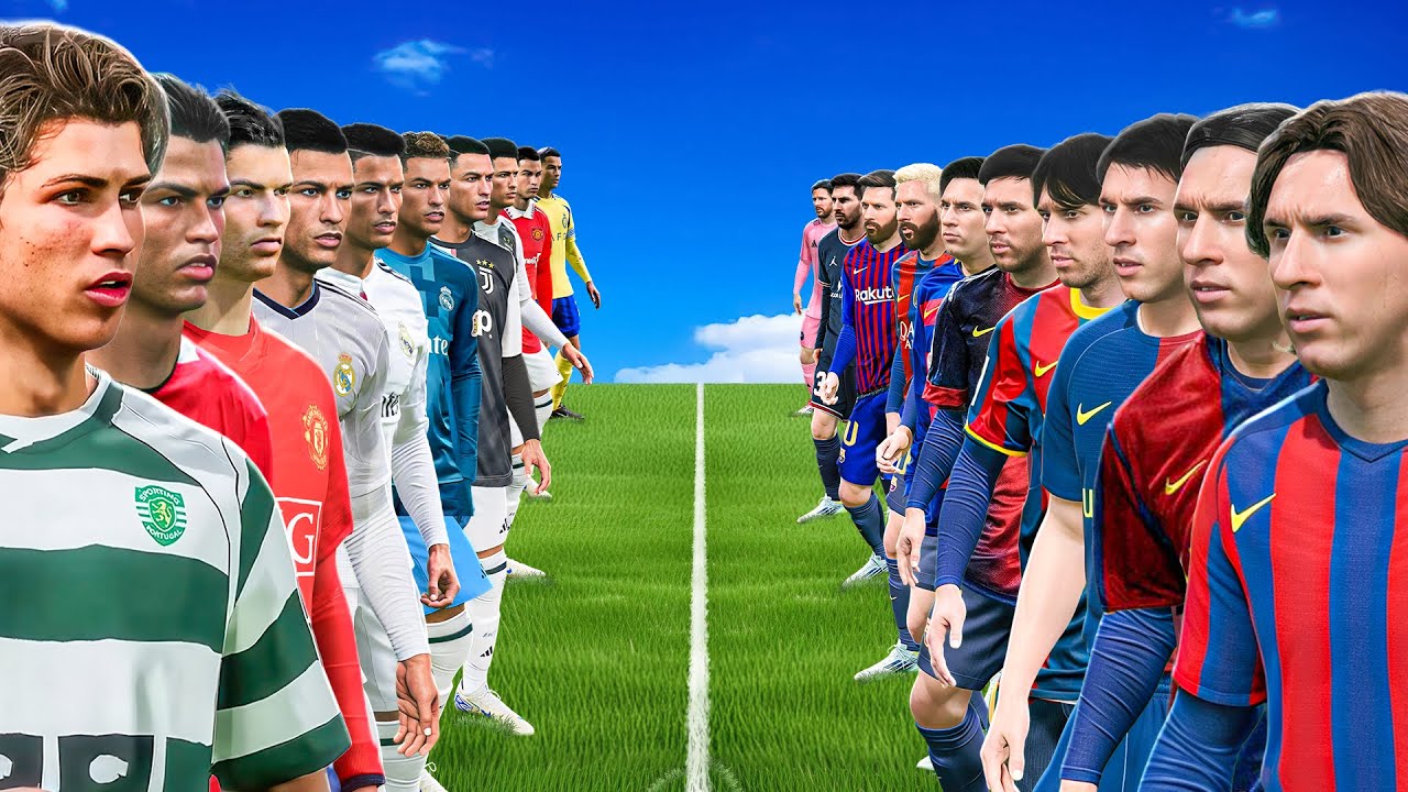 تحدي 11 ميسي ضد 11 رونالدو