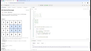 LeetCode: 85. Maximal Rectangle (Goalng & Java)
