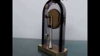 SEIKO Translucent Clock Japan DOUBLE Pendulum Disgn Mantel Shelf QPW146K