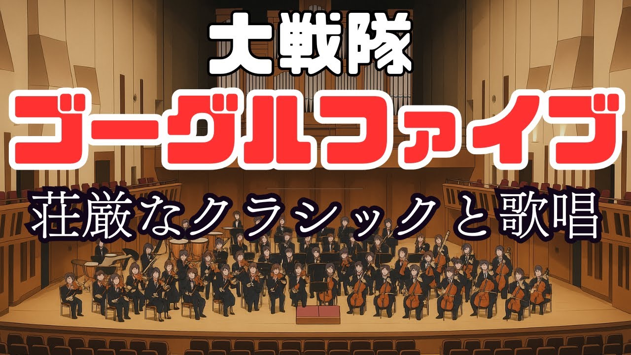 ゴーグルファイブ 荘厳なクラシック主題歌＆大合唱/Dai Sentai Goggle