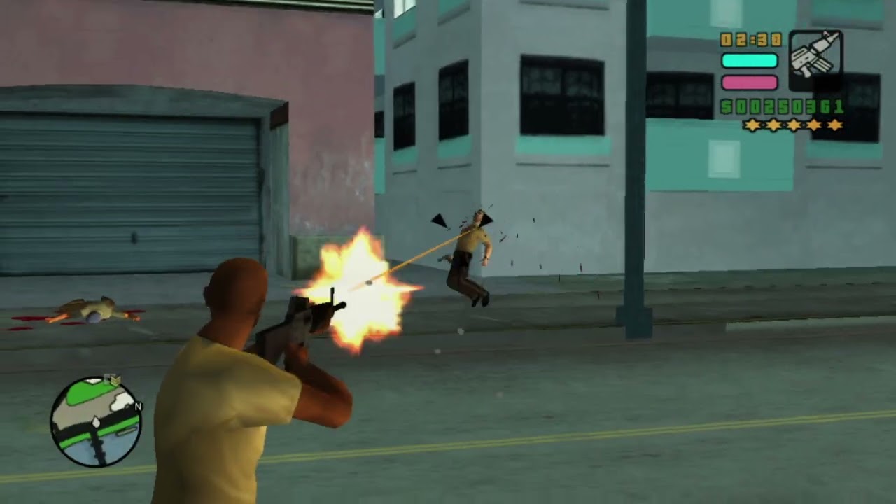 6 Wanted Level Stars In GTA Vice City Stories GTA VCS CHEAT DEVICE 