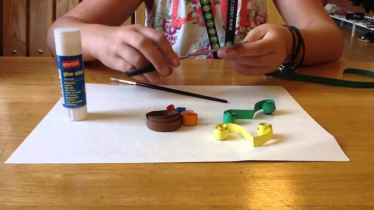 Quilling demo YouTube