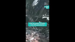 🛬🔥 Cae un AVIÓN na INDIA con 244 persoas poucos segundos despois de engalar con destino Londres
