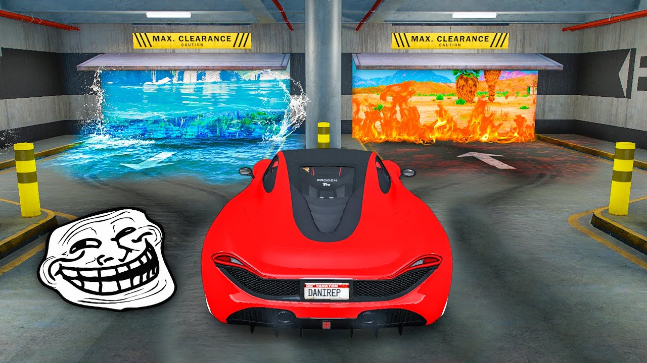 CARRERA TROLL! PUERTA DE AGUA o PUERTA DE FUEGO?? - GTA 5 ONLINE