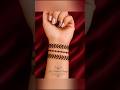 Easy Bracelet Mehndi Design 🌿 | Beginners Friendly#mehndi #henna #shorts #viral #trending #bracelet