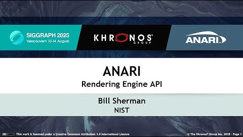 ANARI Rendering Engine API