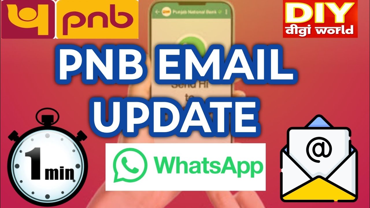 How to Update PNB Account Email ID Online via WhatsApp in 1 minute | PNB WhatsApp Banking 2026