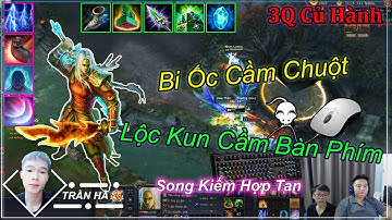 [ 3Q Củ Hành ] Bi ỐC Cầm Chuột Lộc Kun Cầm Bàn Phím | Song Kiếm Hợp Tan
