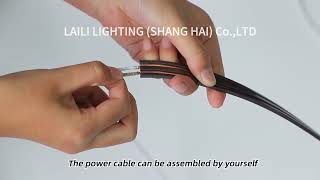 Soft Flexible Power Track Rail Magnetic Mounting Cut Free for Led Shelf Lighting