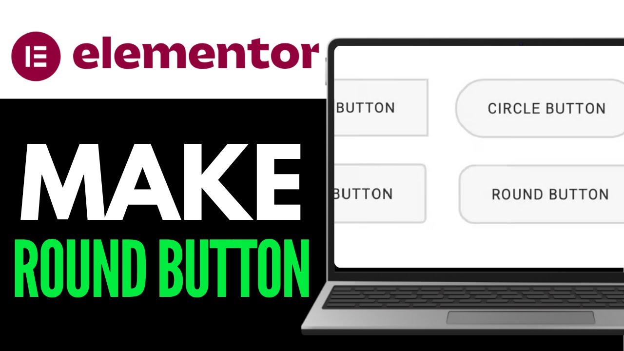 How To Make Round Button In Elementor 2025 (QUICK & EASY) - YouTube