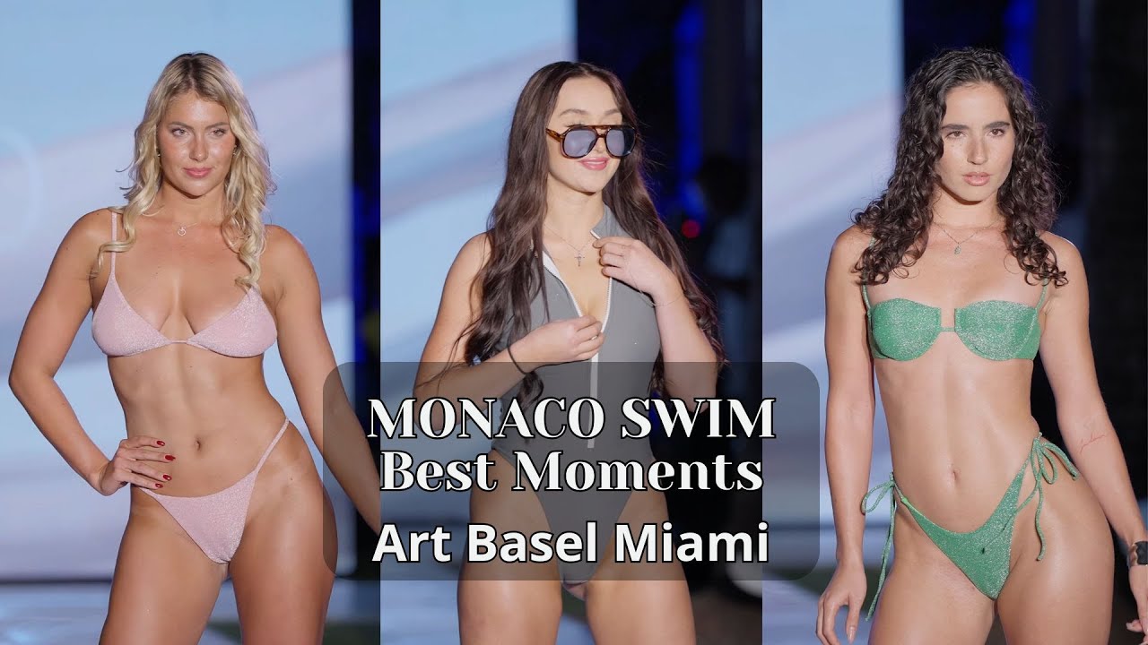 MONACO SWIM   4K  Best Moments SLOW MOTION
