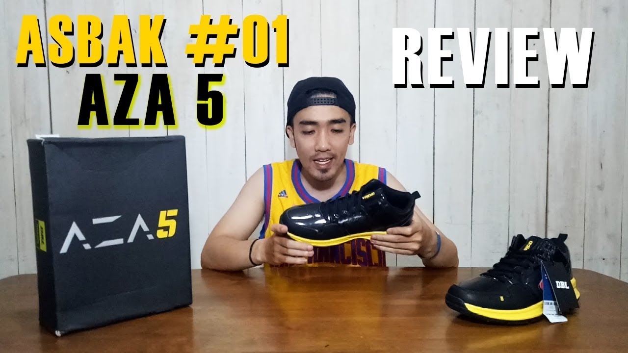 ASBAK #01 - AZA 5 DBL Ardiles - UNBOXING SEPATU BASKET - Indonesia ...