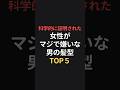 科学的に証明された女性がマジで嫌いな男の髪型TOP5 #恋愛相談 #恋愛心理 #恋愛成就