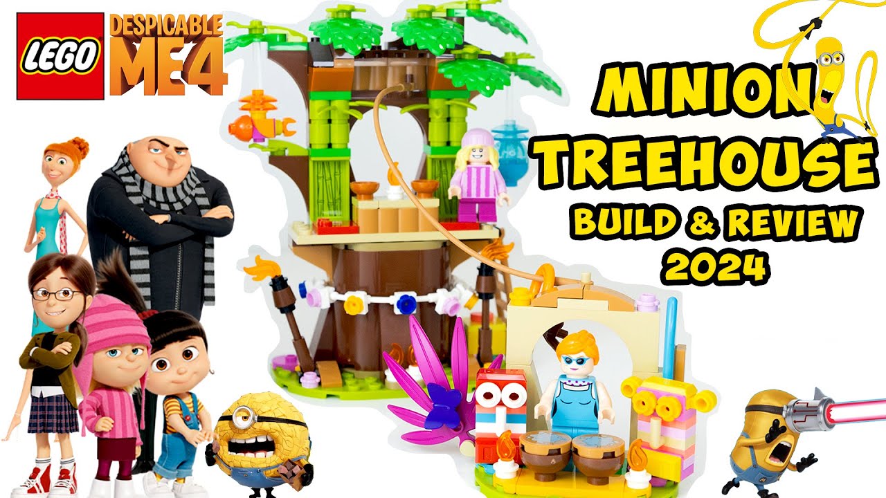 LEGO Despicable Me 4 Minions 🍌& Gru's Family Mansion (75583) PART