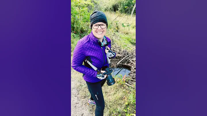 Jill Discovers a Beaver Lodge #shorts