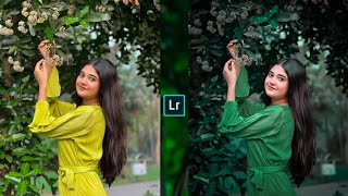 Moody Green Tone Lightroom Mobile Photo Editing | Lr Photo Editing | Lightroom Presets Download Free