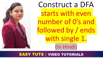 DFA Example 3 | Theory of Computation | Automata | EASY TUTS BY PRIYANKA GUPTA