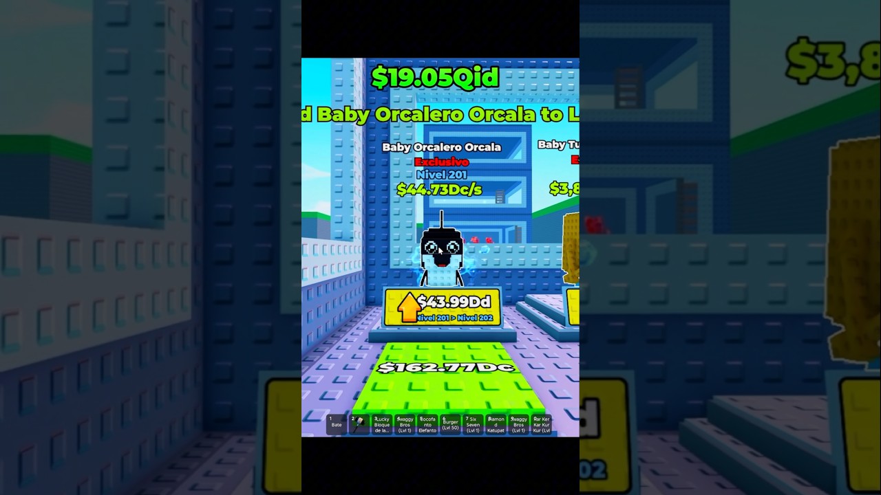 I GOT THE MOST EXCLUSIVE ORCALI IN ESCAPE THE TSUNAMI FOR LUCKY BLOCK ROBLOX#shorts #roblox #gaming