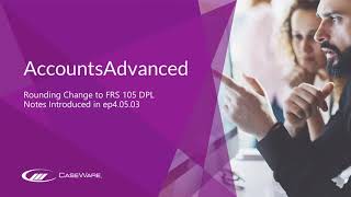 AccountsAdvanced - FRS 105 DPL Rounding