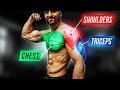 5min Home Chest Shoulders and Triceps Workout (DUMBBELLS ONLY PUSH WORKOUT!!)