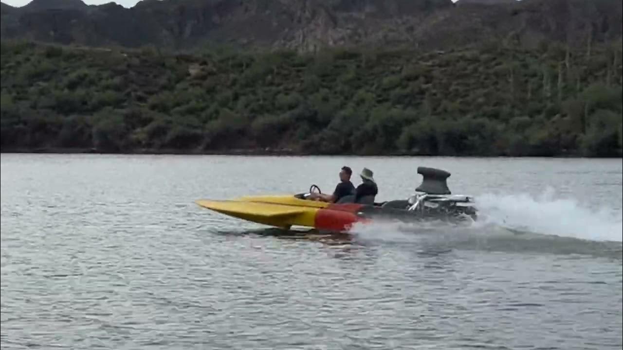 1975 Pickle fork Hydro jet boat “lake destroyer” YouTube