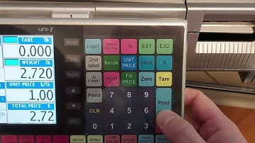 Uni-5/7 continuous label demo with ingredients