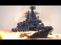 Москва в огне: крейсер с "Вулканами" горит после встречи с “Нептуном”