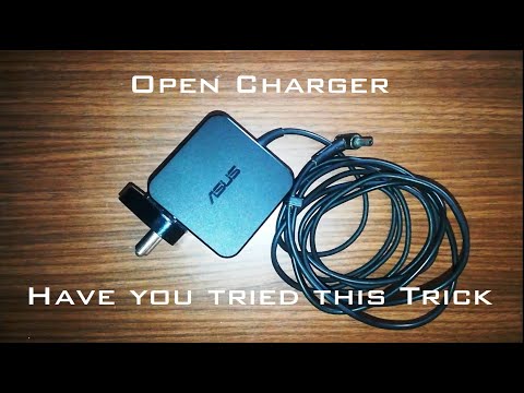How To Open A Charger Laptop adapter disassemble trick Asus laptop adapter box disassemble by FLUCKOLLIN