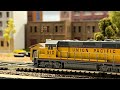 Operating session 9122023 on the n scale union pacific  santa fe railway