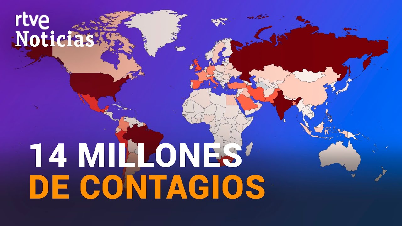 600.000 MUERTES en TODO el MUNDO: así avanza la PANDEMIA del ...
