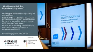 Kopernikus-Symposium 9. - 10. Juni 2021 - Technologien und Instrumente für die Energiewende