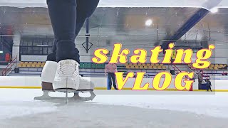 Come Skate with Me! // Figure Skating VLOG &amp; ASMR | Adult Figure Skating Journey