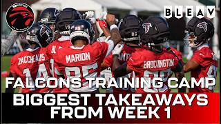 Biggest takeaways from the first week of Falcons training camp