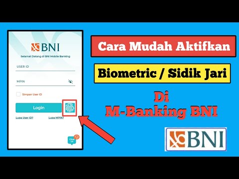 Cara Aktifkan Biometric Login / Sidik Jari Di M-Banking BNI ‼️ Login Jadi Lebih Cepat & Mudah