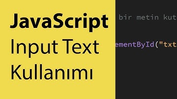 JavaScript Textbox Değerini Alma ve Değiştirme