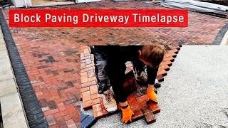 Block Paving Driveway Timelapse | Full Process (Sub Base to Finish) | 200x100 Blocks