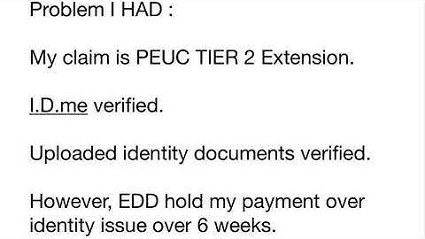 CA EDD How I got paid all pending weeks