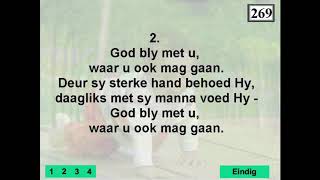 Lied 269 - God bly met jou, waar jy ook mag gaan