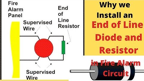 END OF LINE RESISTOR IN FIRE ALARMSYSTEM || #firealarm #technology #zeta