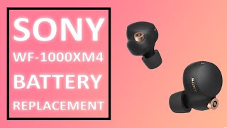 Sony WF1000XM4 XM4 InEar Earbuds Bad Battery Replacement | Repair Tutorial