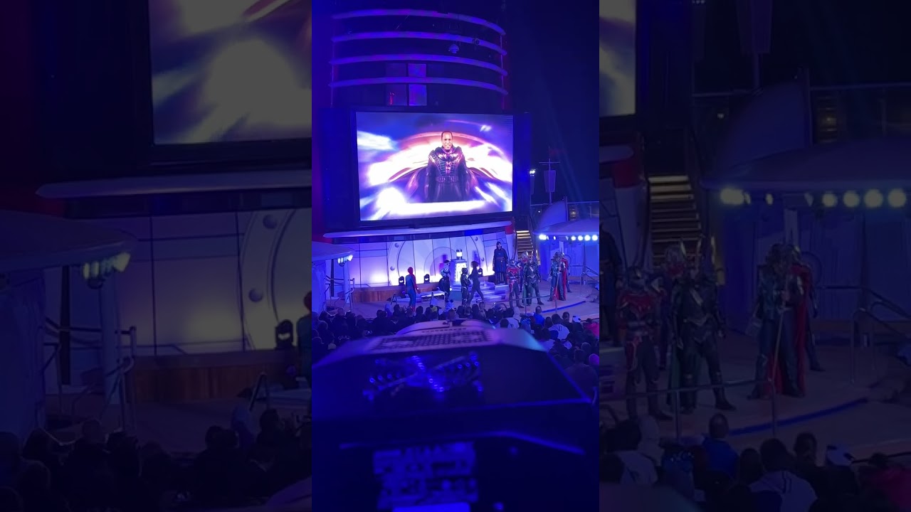 Disney Wonder in Down Under Marvel Show