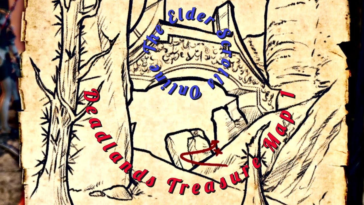 ESO Deadlands Treasure Map 1 The Elder Scrolls Online Deadlands Treasure Map 1 Location YouTube