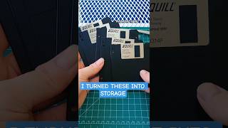 DIY Storage Cube from Old Floppy Disks ♻️ | Retro Tech Upcycle #diy