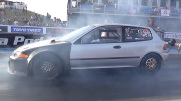 STOCK BLOCK K20 WORLD RECORD 9.71 @ 145mph