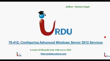 MCSA 2012 70-412 Lecture 4 (Branch Cache Server 2012 )